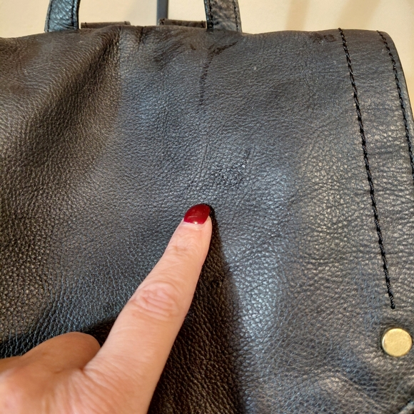 Cole Haan Jade Backpack Black Pebbled Leather - Picture 7 of 14